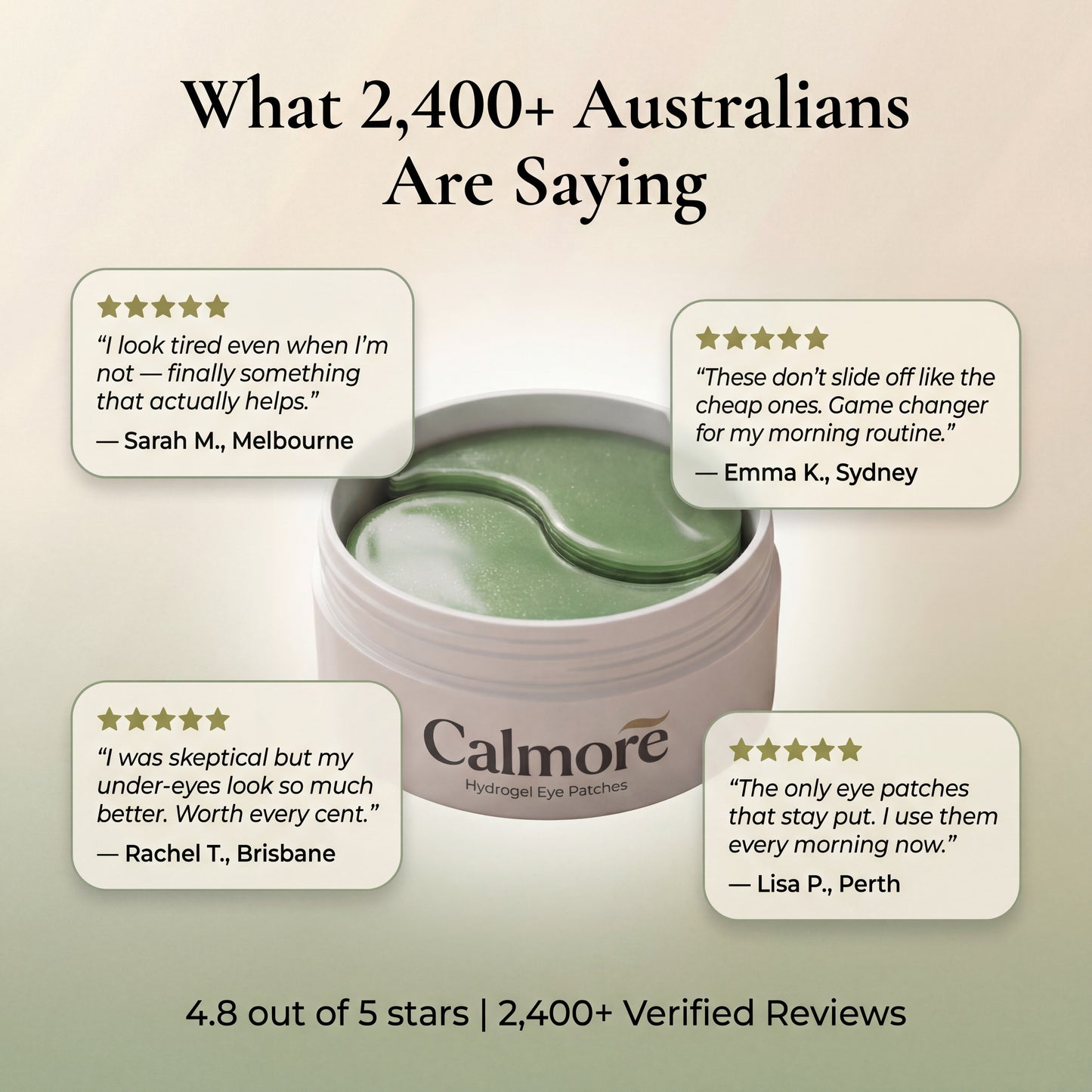 Calmoré Équilibre™ Under-Eye Patches